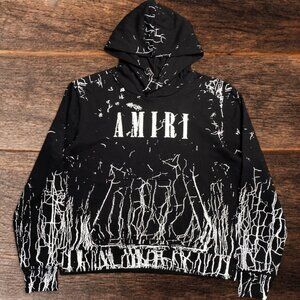 Amiri Men's Black Hoodie
